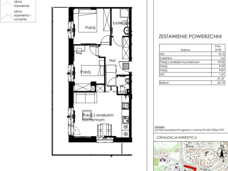 Apartamenty Pileckiego / fitness / restauracja (cena zawiera vat 23%)